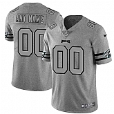 Nike Eagles Customized 2019 Gray Gridiron Gray Vapor Untouchable Limited Jersey,baseball caps,new era cap wholesale,wholesale hats